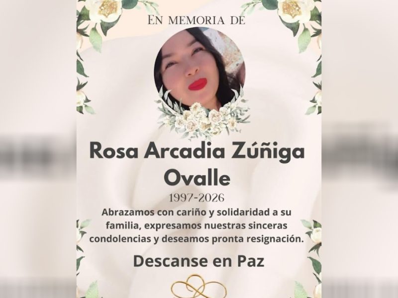 Investiga Fiscalía causa de muerte de Rosa Arcadia, alojada en un hotel el día del 8M