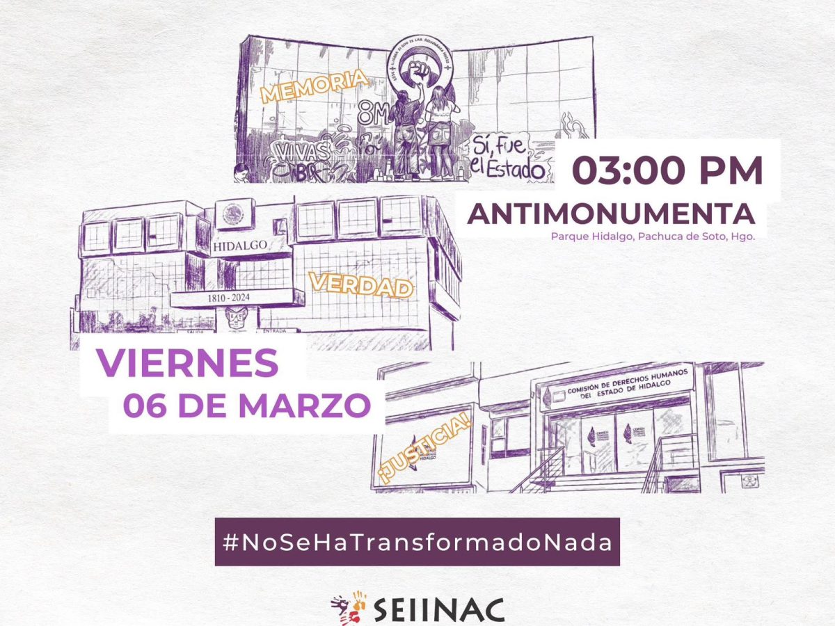 Convocan a jornada de memoria y caminata rumbo al 8M en Pachuca