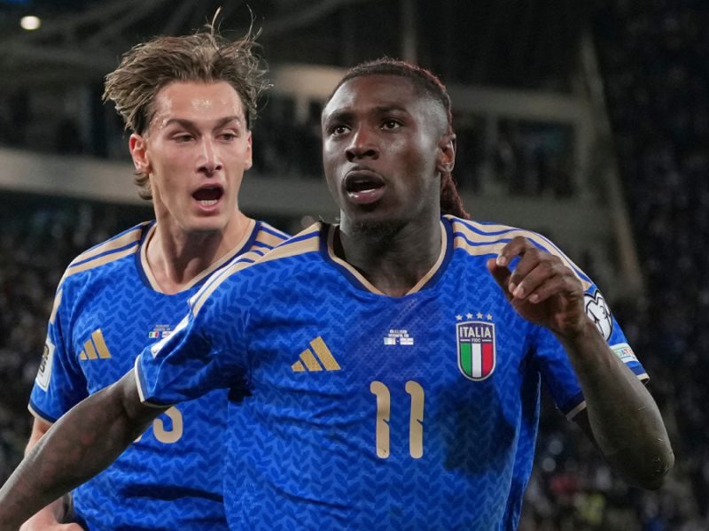 Italia, a un paso del Mundial 2026; Ucrania se despide