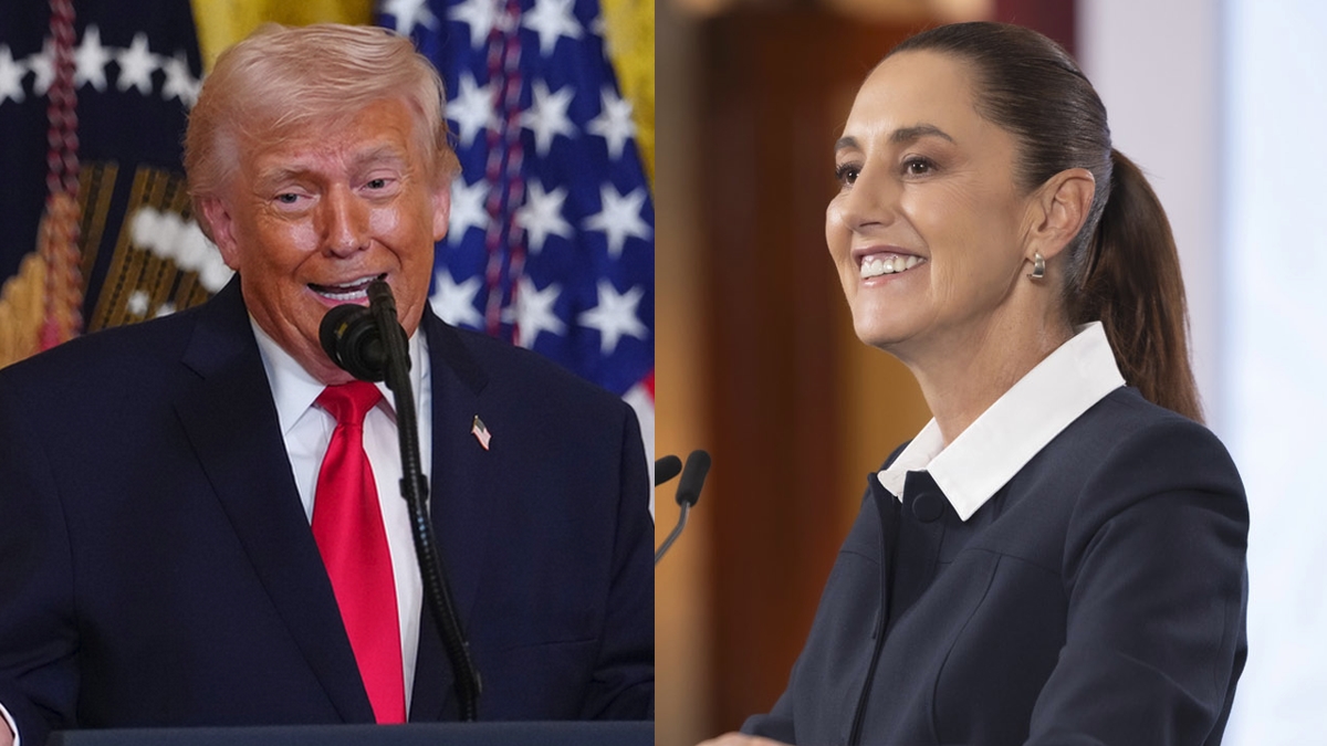 Claudia Sheinbaum y Donald Trump