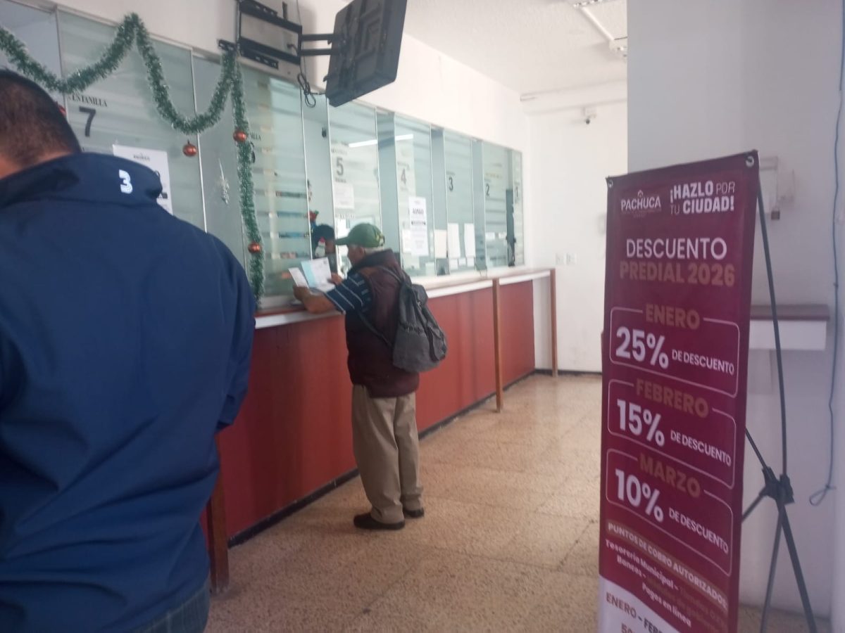 Con rebajas pagaron predial 56% de los contribuyentes de Pachuca