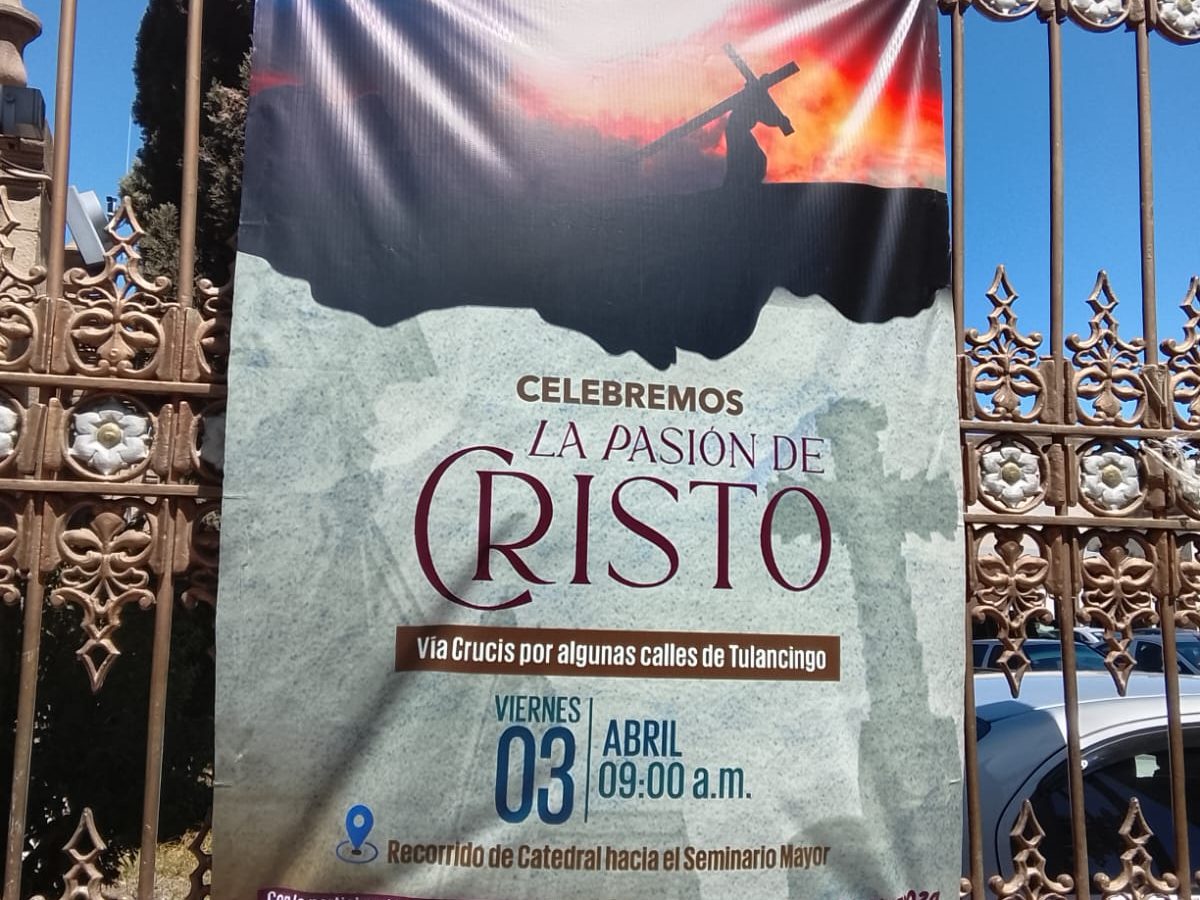 Realizarán por primera vez viacrucis de Catedral al Seminario en Tulancingo
