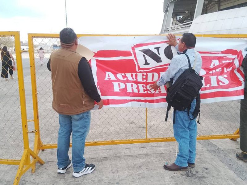 Denuncian hostigamiento a defensores de la Presa Solís durante informe de Libia Dennise