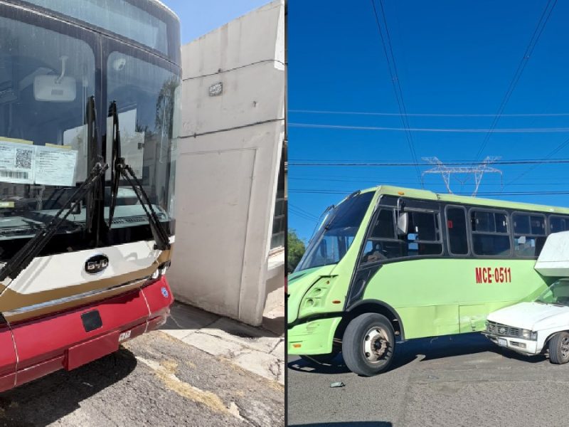 Registran 24 accidentes del transporte público en Celaya en este año: 20 lesionados y una persona fallecida