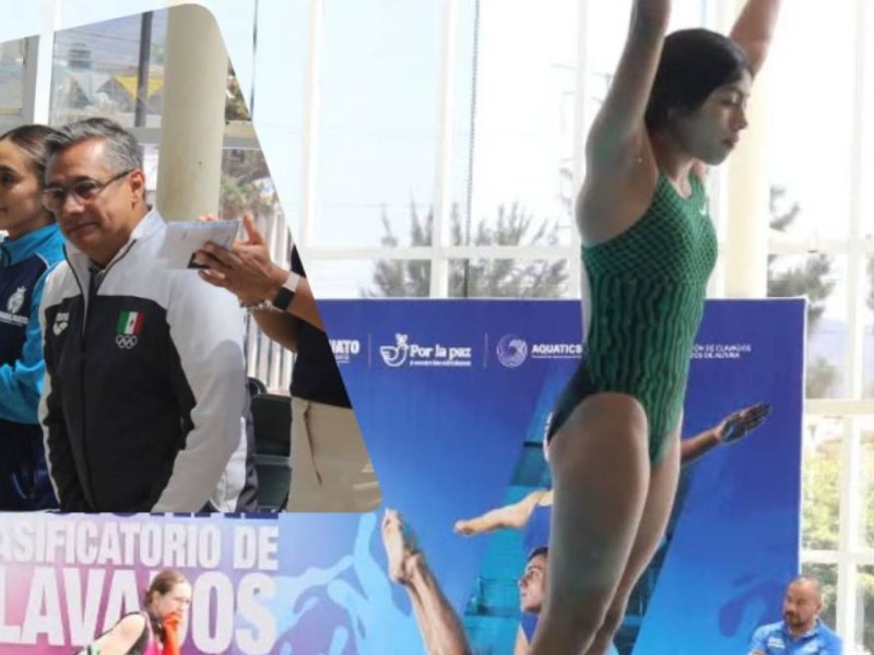 Fernando Platas destaca el compromiso de Guanajuato con los clavados durante el Nacional Juvenil en León