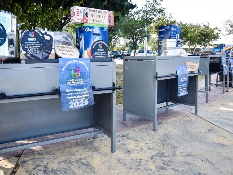 Ofrecen apoyos para comercios de San Francisco del Rincón hasta con 15 mil pesos en equipo
