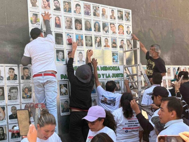 “Les importa más un estadio que más de 133 mil desaparecidos”: Colectivos rechazan informe de Sheinbaum