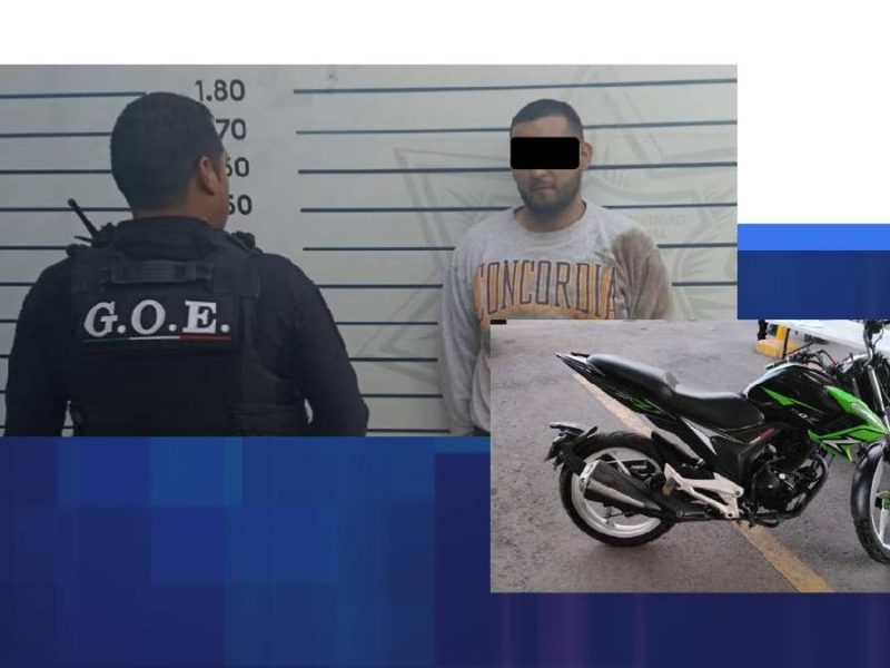 Cae presunto asaltante de tiendas tras persecución en Irapuato; le hallan 14 dosis de cristal