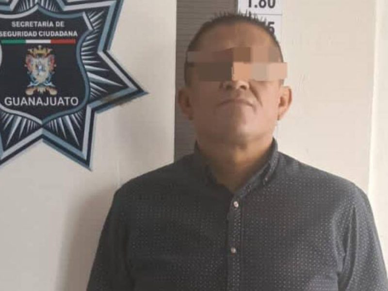 Detienen a conductor por amenazar a oficial de la Policía Vial en Guanajuato Capital