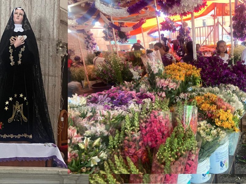 Todo listo para Semana Santa; este viernes en honor a la Virgen de Dolores, a gozar de agua fresca y paletas