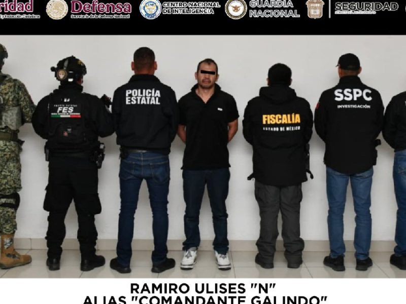 Cae en Estado de México líder regional del CJNG