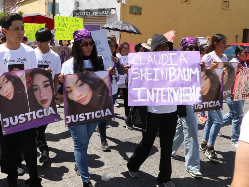 “¡Justicia para Nayeli y Andrea!”: Marchan en Huanímaro para exigir justicia por doble feminicidio