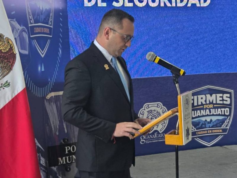 Luis David Gamba Castillo asume la Secretaría de Seguridad Ciudadana en Guanajuato capital