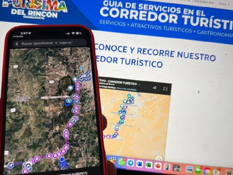Purísima del Rincón a un clic: Lanzan mapa turístico digital e interactivo