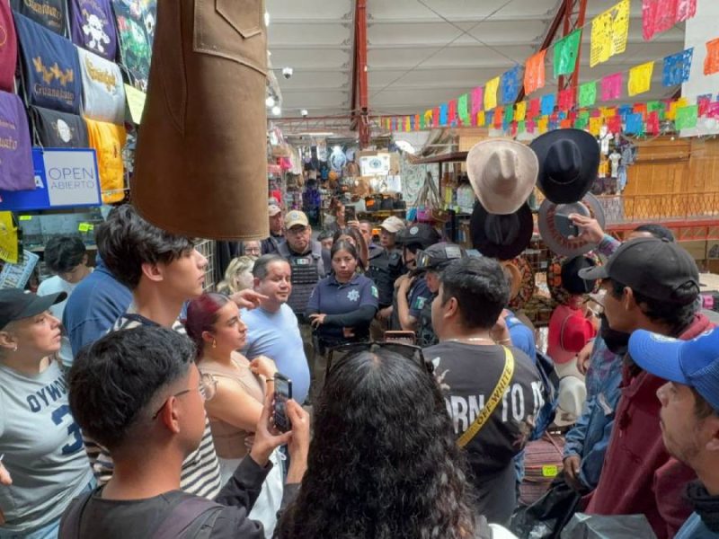 Tensión en el Mercado Hidalgo de Guanajuato capital: Comerciantes denuncian intento de desalojo