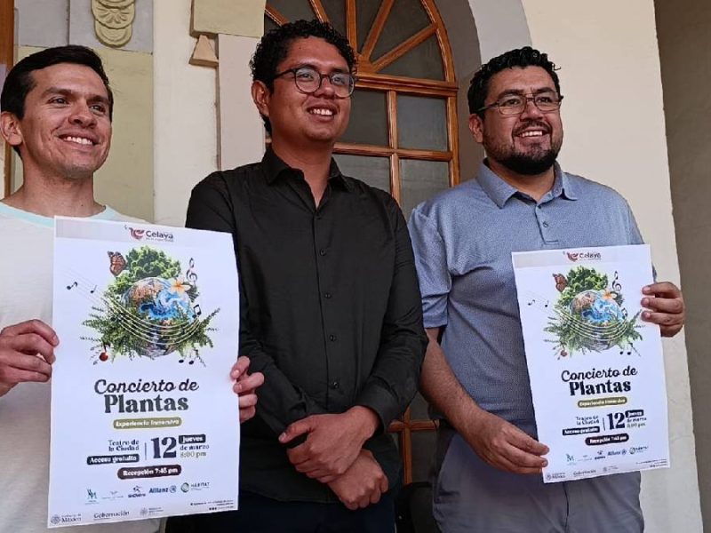 La música de la vida: Celaya presentará su primer concierto interpretado por plantas
