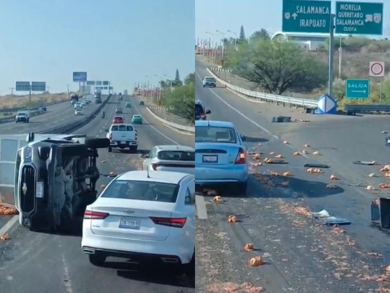 Madrugada y mañana de viernes con cuatro accidentes carreteros