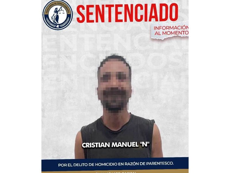 Cristian pasará más de 16 años en prisión por matar a su padre en Guanajuato capital