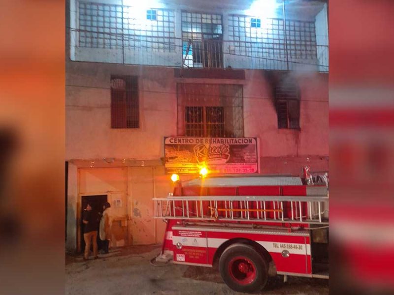Atrapados por el humo: Incendio en centro de rehabilitación de Yuriria deja seis intoxicados