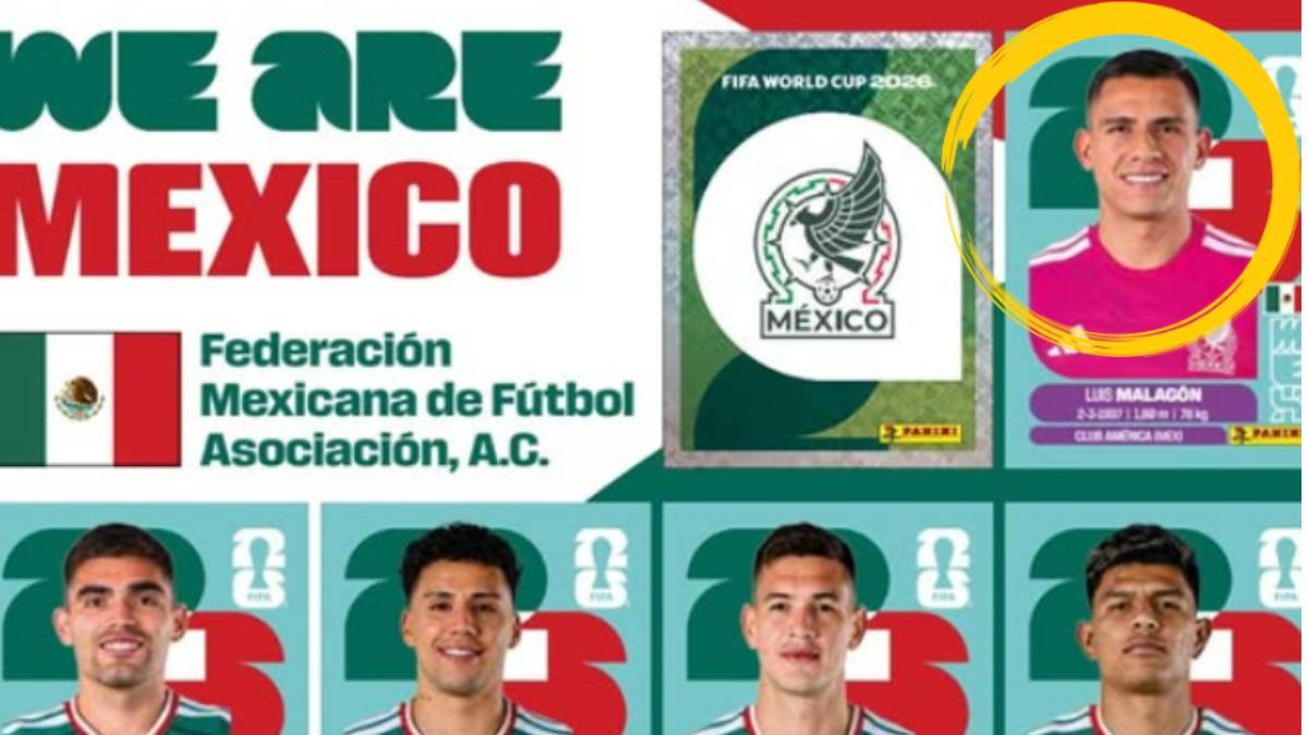 Con todo y lesionados, Panini da a conocer los ‘cromos’ de la Selección Mexicana para el Mundial 2026 - Captura.