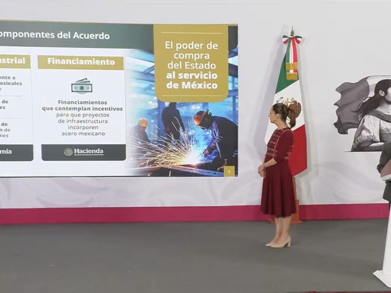 Lanzan acuerdo histórico para industria siderúrgica; priorizará gobierno comprar acero nacional