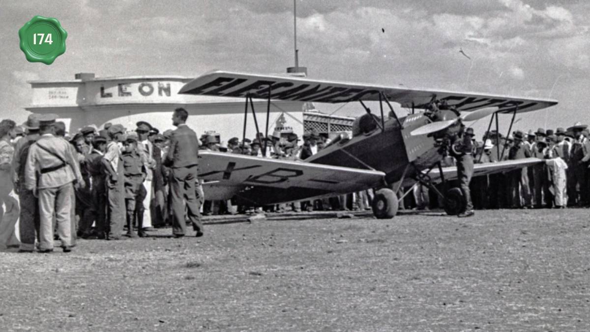 Los primeros aviones en León y la tragedia de 1947