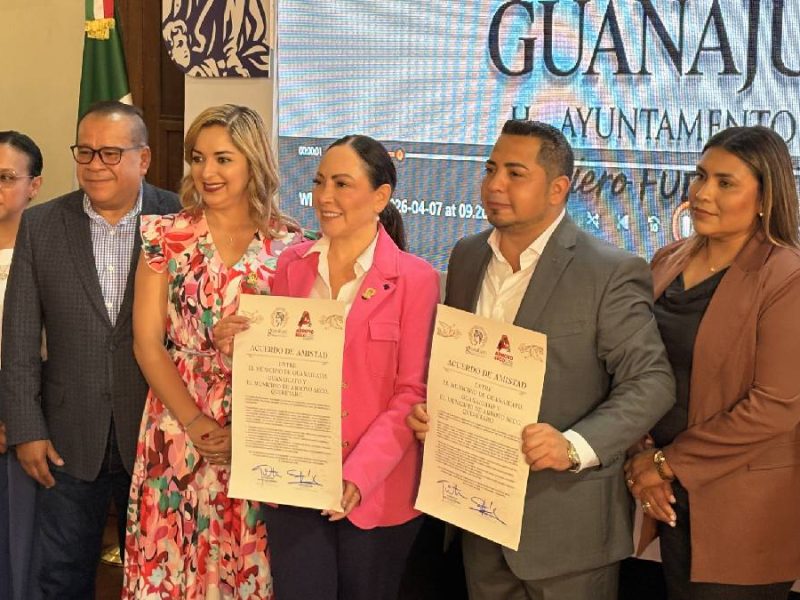 Guanajuato y Arroyo Seco formalizan hermandad cultural