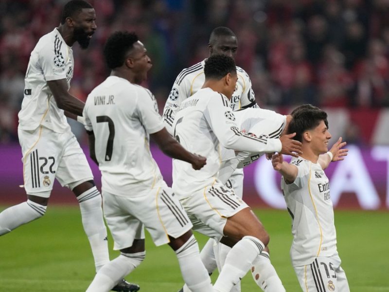 Cinco goles en el primer tiempo y Real Madrid empató el marcador global ante Bayern Munich
