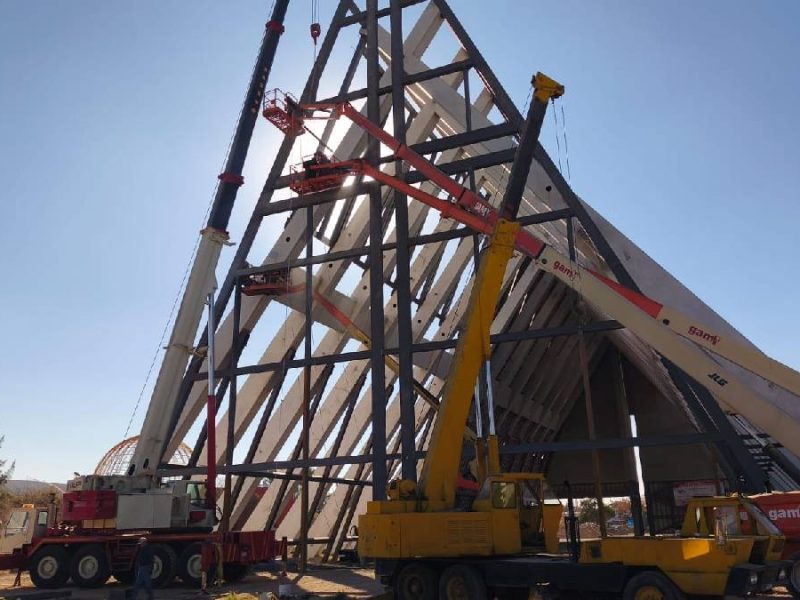 Nueva Catedral de Celaya alcanza el 60% de avance: El techo exterior quedará listo este año