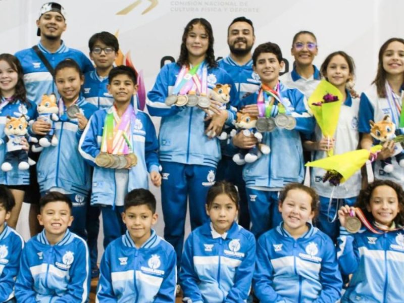 La delegación de clavados de Guanajuato cerró su participación en la Olimpiada Nacional con 27 medallas