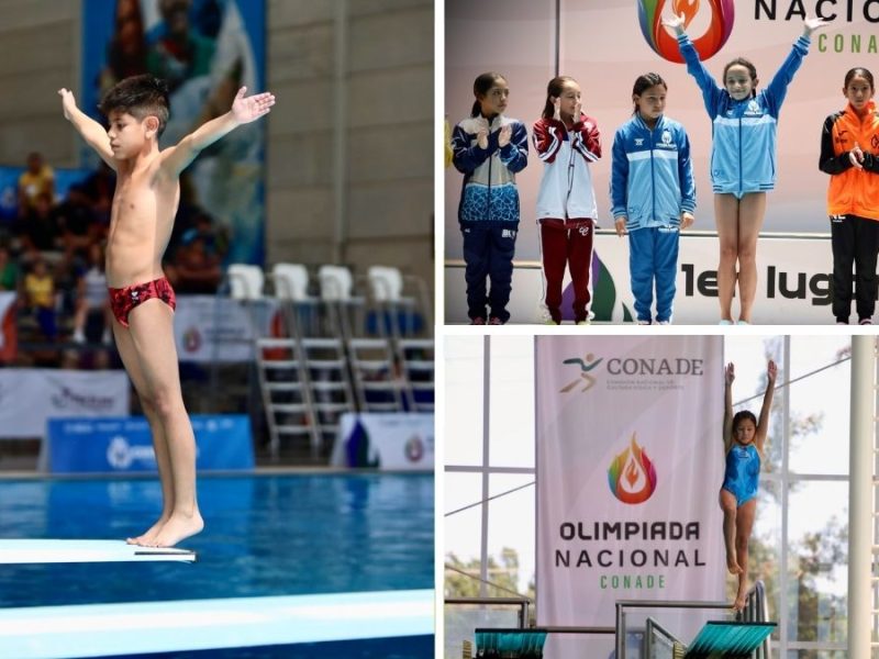 Clavadistas de Guanajuato suman siete medallas en los últimos días de competencia en la Olimpiada Nacional