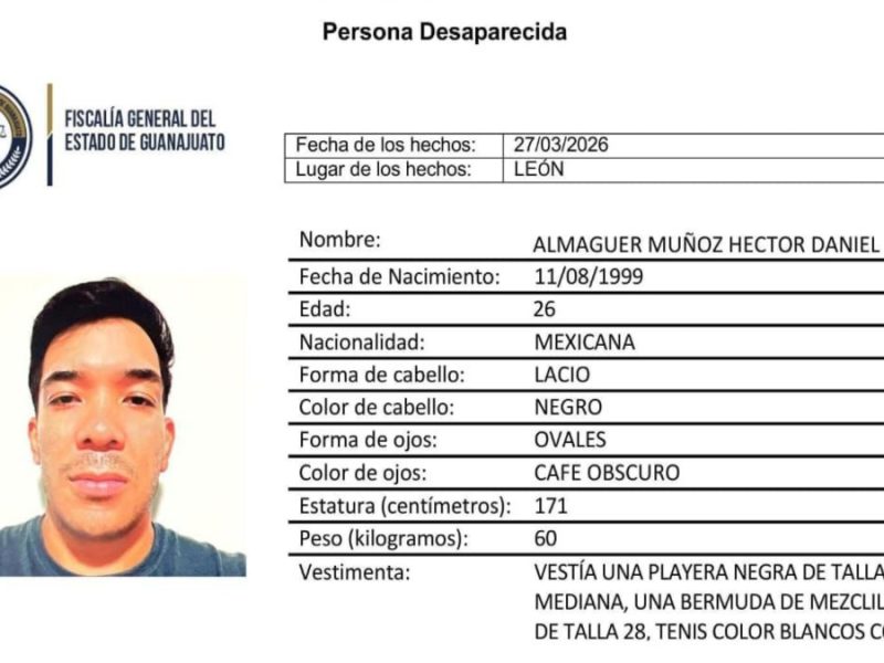 Desaparecido en Chapalita: Héctor Daniel Almaguer Muñoz ya no regresó a casa; urgen localizarlo