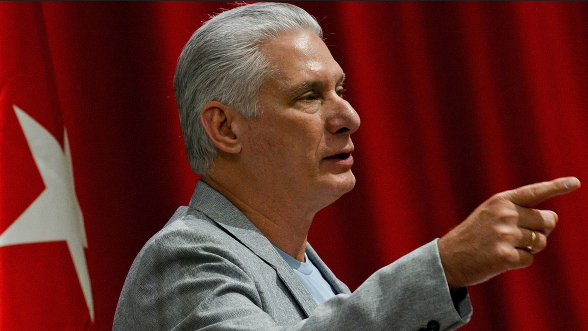 El presidente cubano Miguel Díaz-Canel