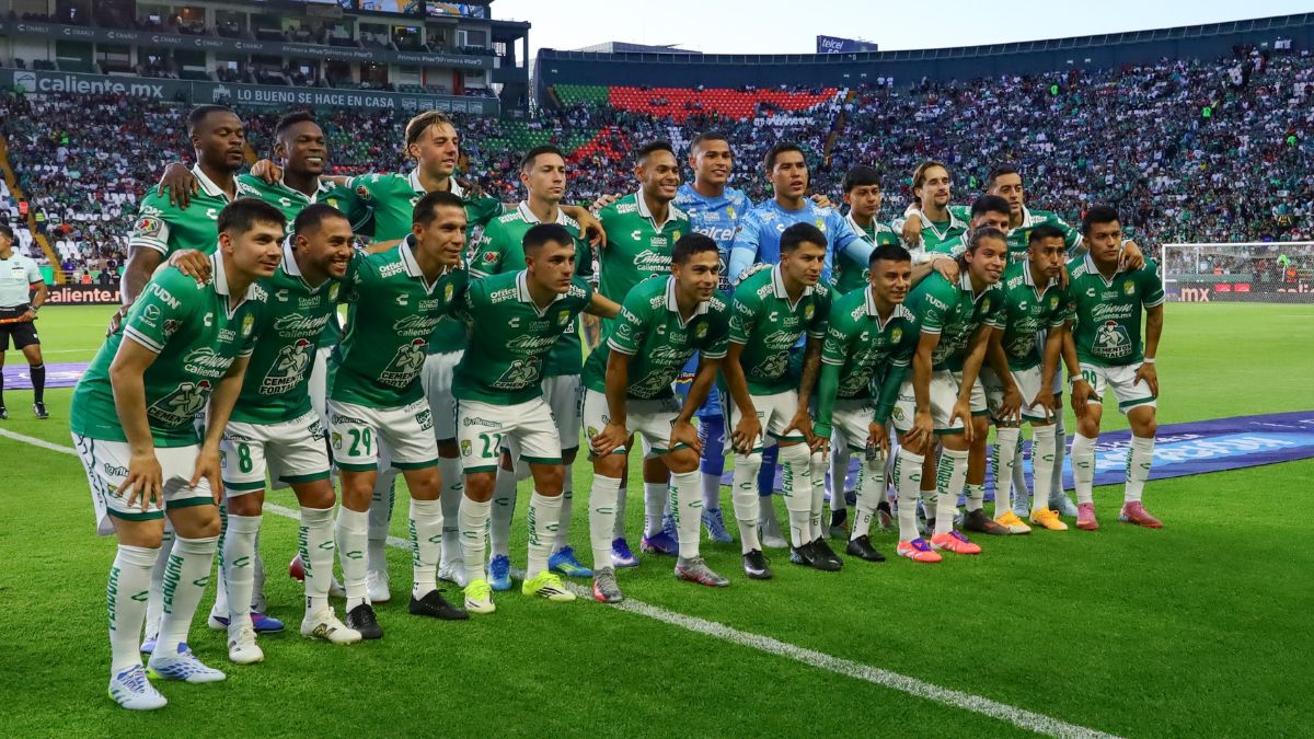 El plantel del Club León en el Clausura 2026. Foto: Mexsport.