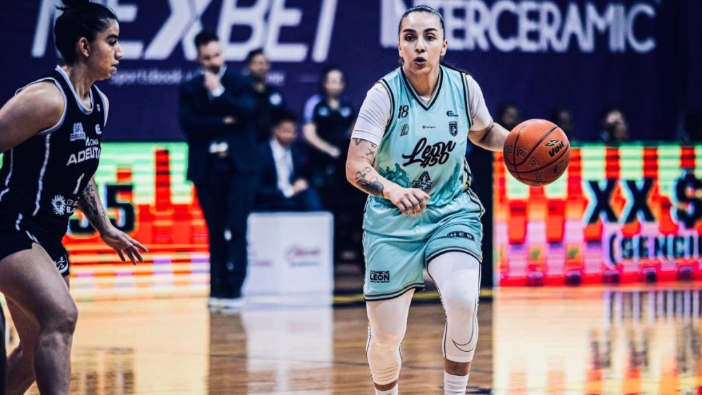 Abejas de León en un juego de la LNBP Femenil 2026. Foto: Abejas de León Oficial.