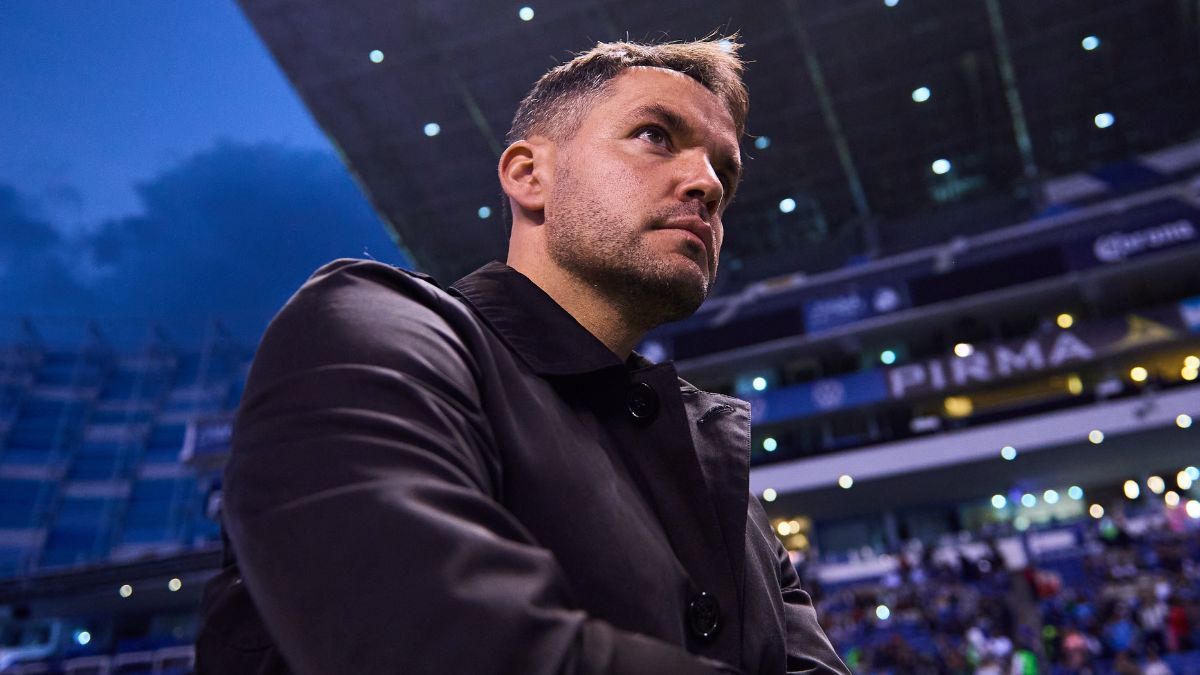 Nicolás Larcamón en un juego con Cruz Azul. Foto: Mexsport.