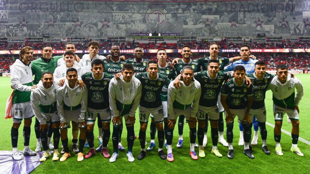 El plantel del Club León en el Clausura 2026 de la Liga MX. Foto: Mexsport.