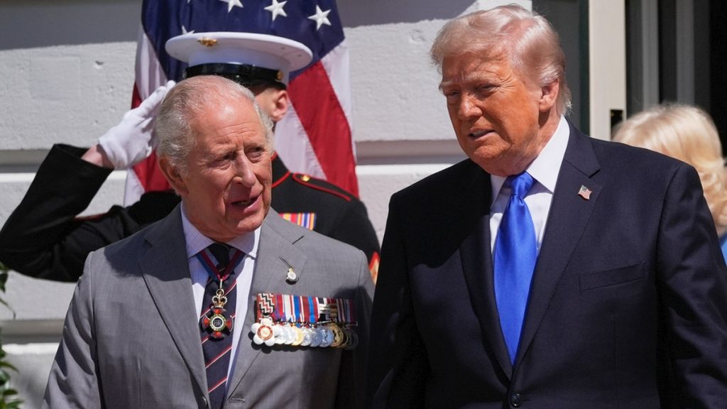 Donald Trump y el Rey Carlos III de Reino Unido