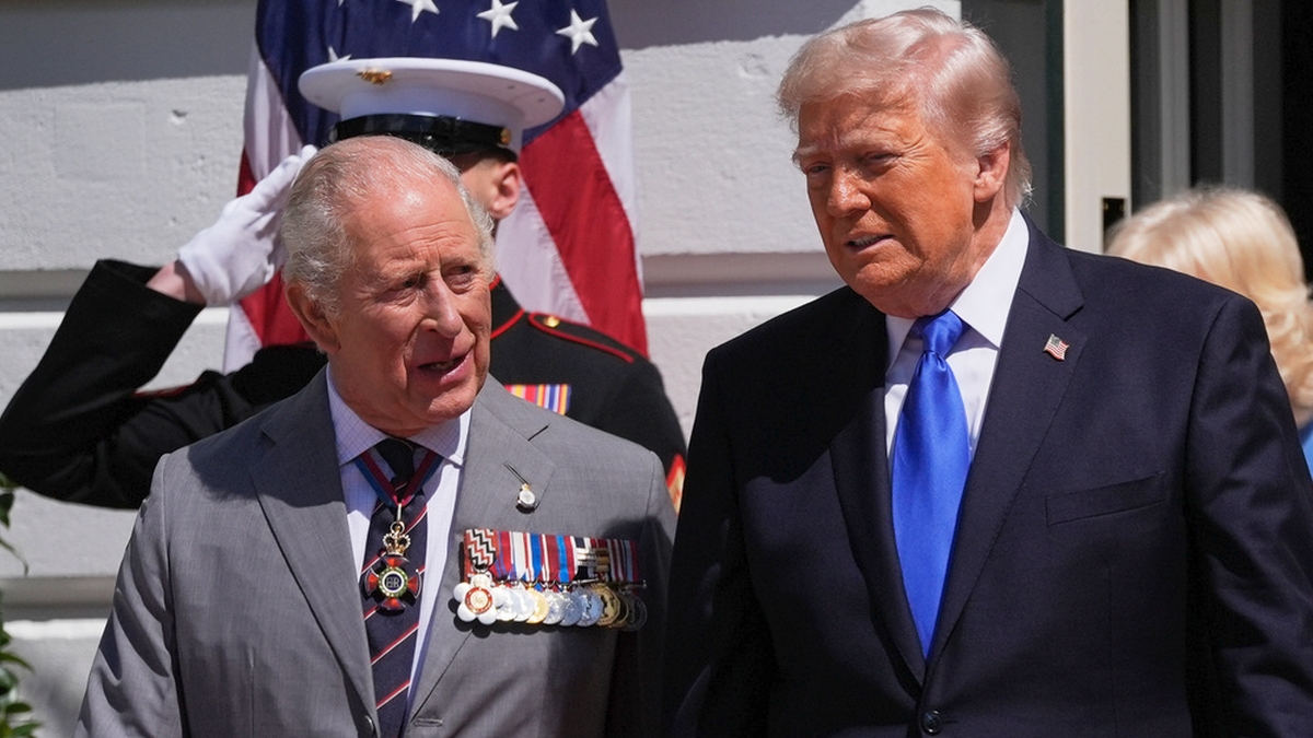 Donald Trump y el Rey Carlos III de Reino Unido