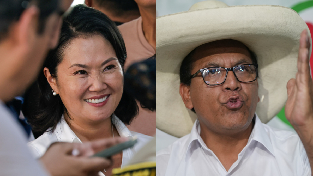 Keiko Fujimori y Roberto Sánchez