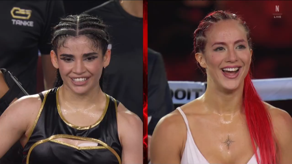 Flor Vigna venció a Alana Flores en Supernova Génesis. Netflix.