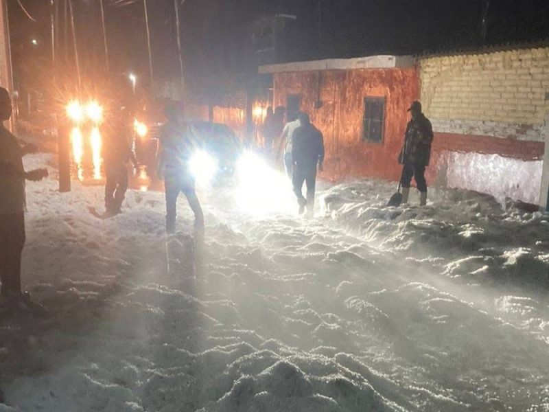 Mal clima también causó daños en Salamanca, Valle de Santiago y tremenda granizada en Jaral