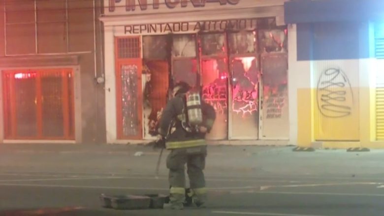 Incendio de bodega en Celaya