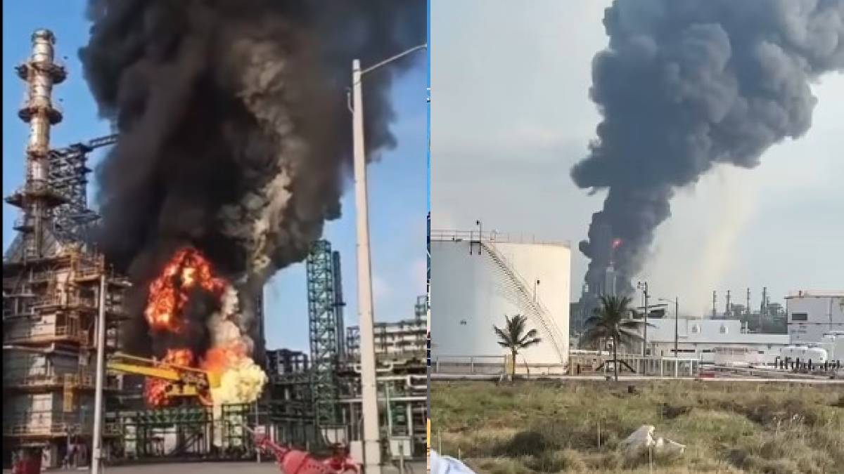 Incendio en refinería Dos Bocas