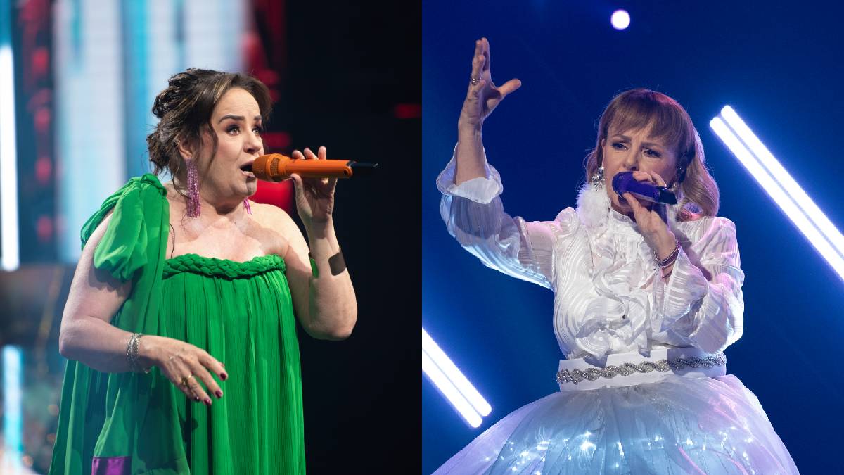 Isabel y Mayte Lascurain en el programa Juego de Voces 2026