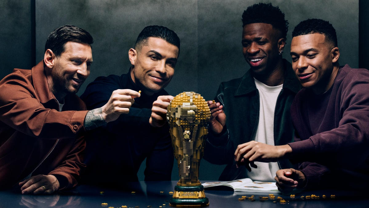 LegoMessiCristianoViniciusMbappé