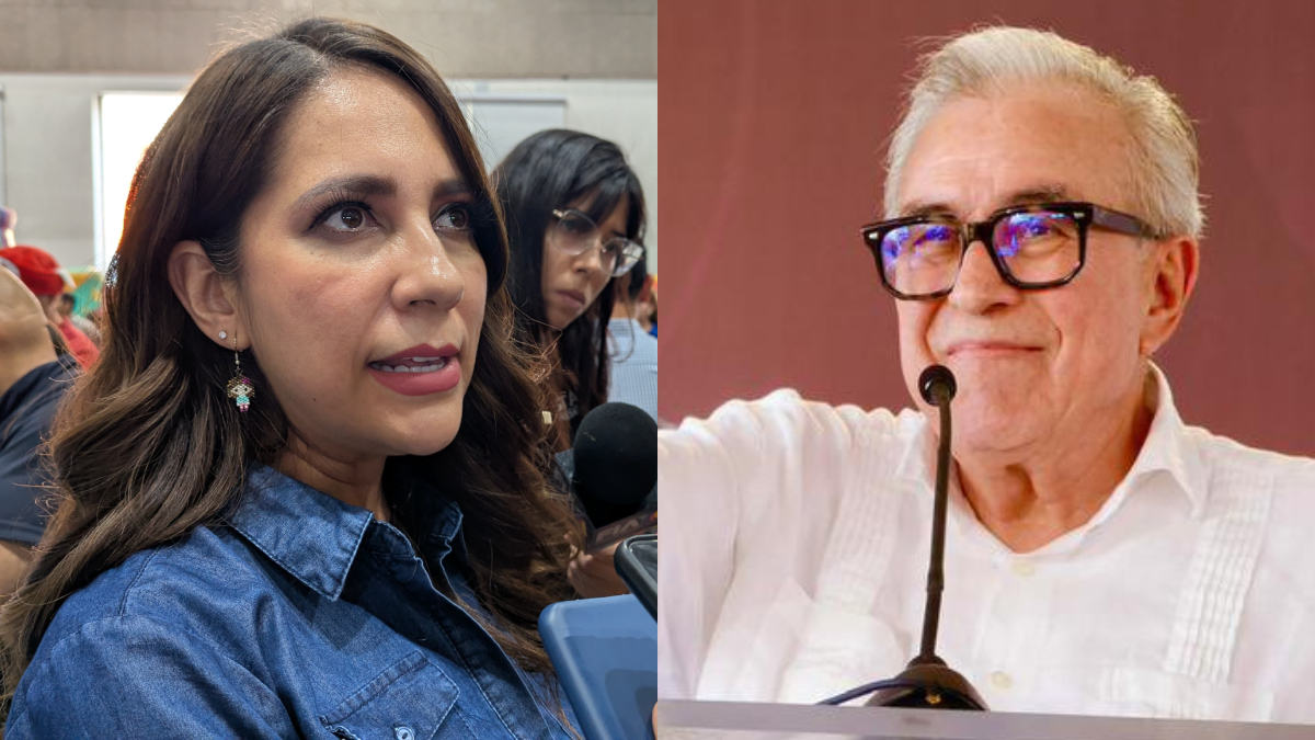 Libia Dennise García y Rubén Rocha