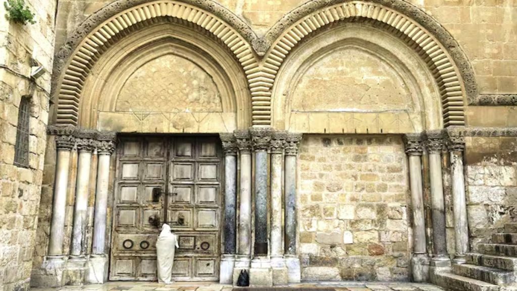 Lugar donde habría muerto Jesús bajo fuego