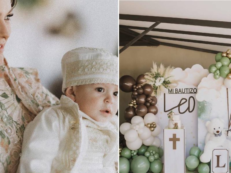 Mariana Echeverría comparte detalles y FOTOS del bautizo de su hijo Leo