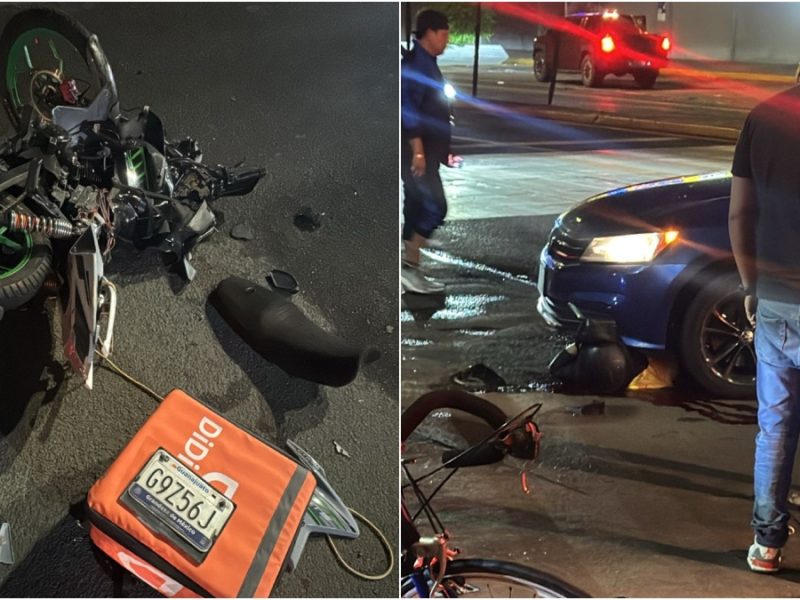 Muere repartidor de DiDi Food al ser arrollado por conductora presuntamente ebria, en Celaya